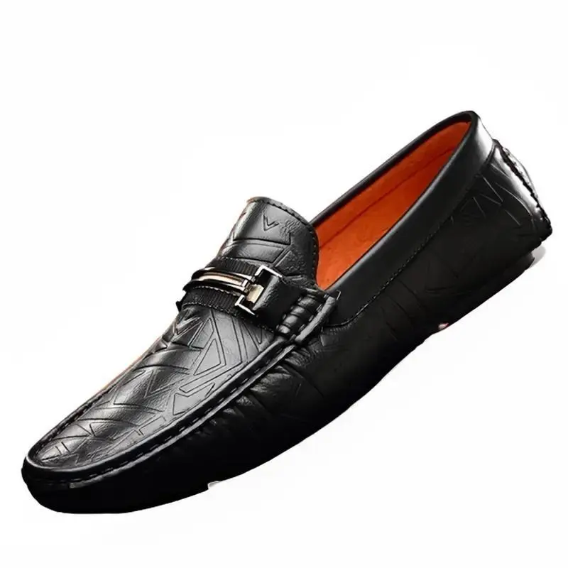 Sepatu Loafers Pria Mocasin Sepatu Pria Kasual SlipOn Pria 2022 (COD) Flat Merah Shoes