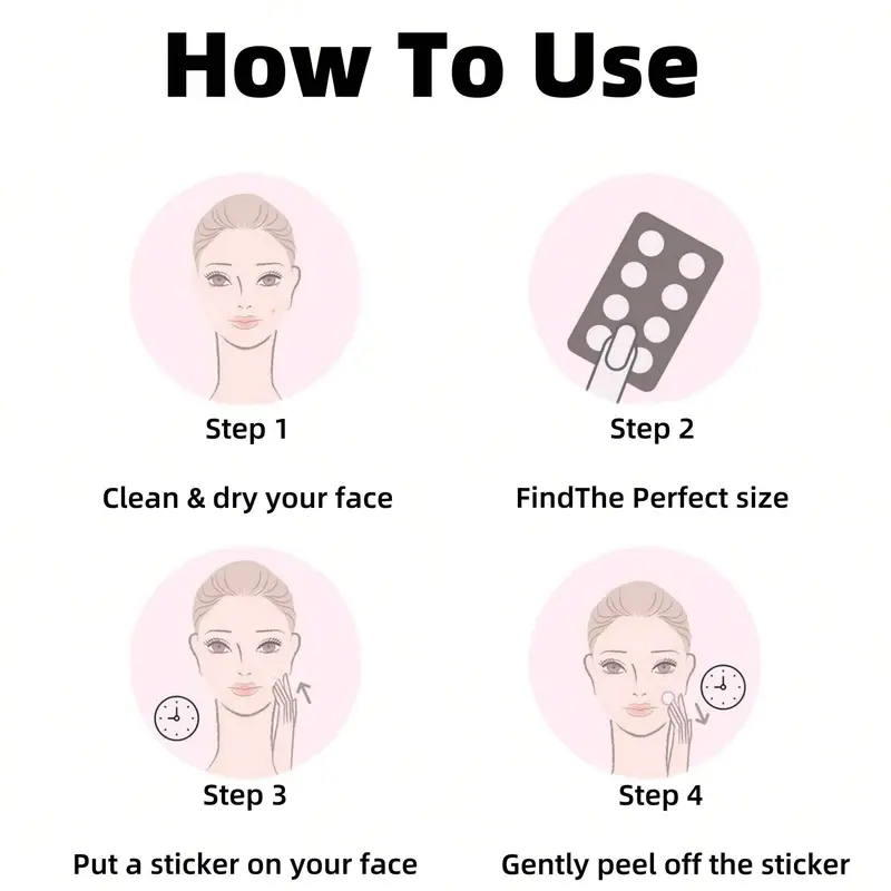 Star Shaped Hydrocolloid Acne Patches, Invisible Acne Patches, Blemishes Pimples Covering Patch, Skin Care Products for Women & Men 2