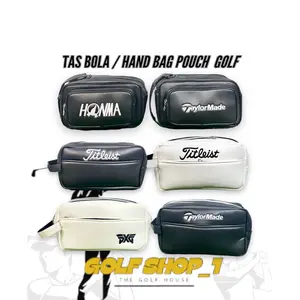 READY Tas bola golf pouch hand bag ball golf tas pouch serbaguna premium - Tas bola golf lokal bag golf model pouch