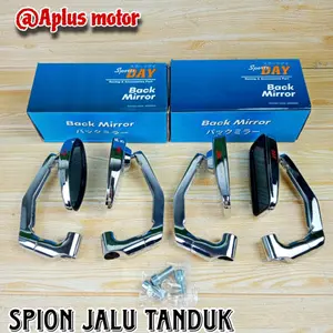 Spion Tanduk Spion Model Tanduk Model Daytona Crom Kaca Spion Day Tanduk Oval Dan Kotak Universal