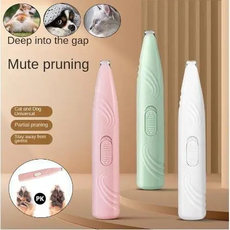 Tông Đơ Cắt Lông Cho Thú Cưng, Dao Cạo Điện, Sạc USB, Tông Đơ Cắt Tỉa, Có Kéo, Thích Hợp Cho Chó Và Mèo 0