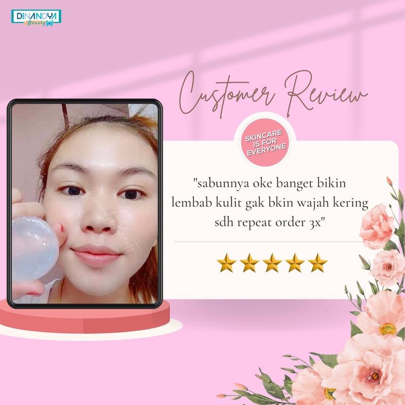 BPOM SABUN WAJAH || Facial Wash Glowing  Memutihkan Melembutkan Mengencangkan Muka 6