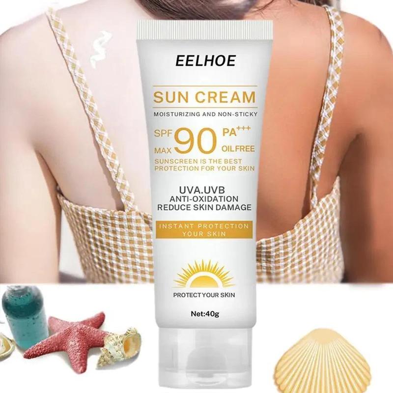 Sun Cream Lock Facial Sunscreen SunCream Sunblock Skin Protective Cream New Sun Cream ...