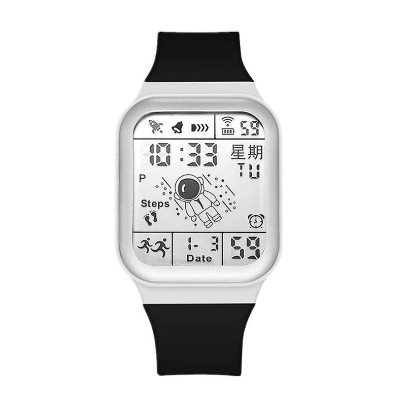 Product Introduction of Đồng Hồ Thể Thao LED Kỹ Thuật Số, Unisex, Với Màn Hình Phát Sáng, Silicon Thời Trang, I5G3 23
