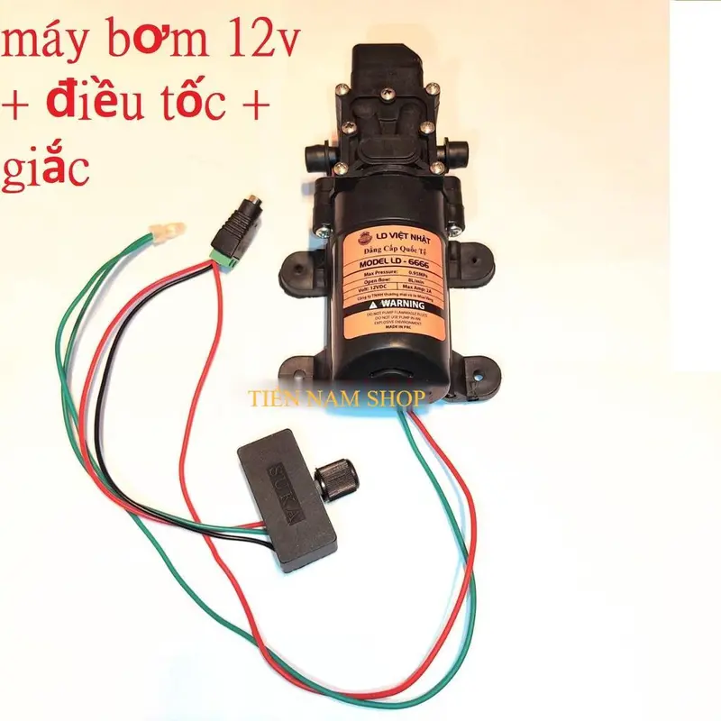 máy bơm tăng áp mini 12v - máy bơm phun sương 12v 3