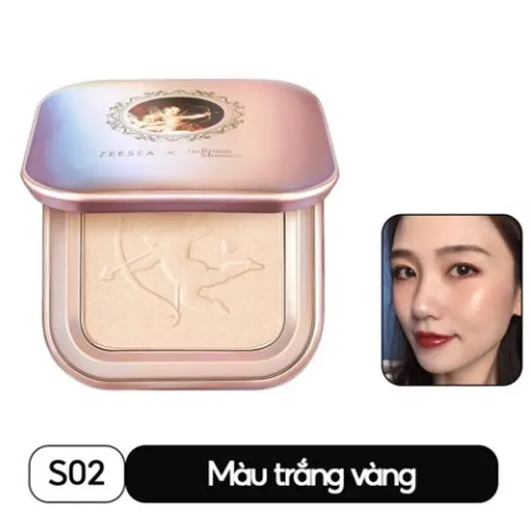 （Same style） [NHẬP KHẨU] Phấn Bắt Sáng Màu Sắc Lấp Lánh ZEESEA Highlight Pressed Powder 6g 5