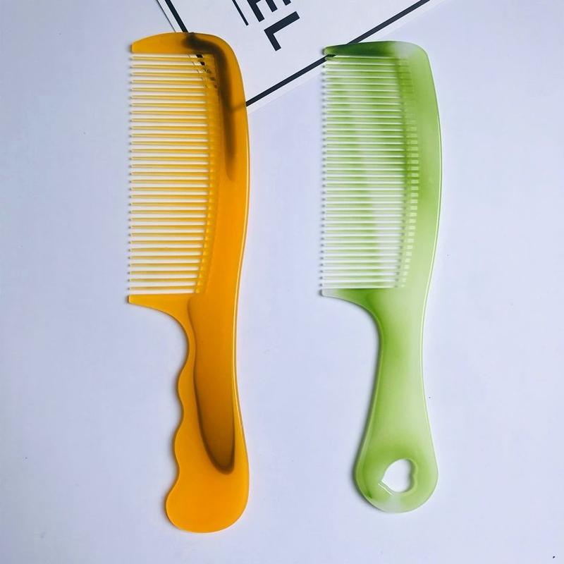 Product Introduction of 10 pieces of nylon comb with free shipping, unbreakable, thickened plastic household comb, professional hairdressing comb set, hairdressing comb 27
