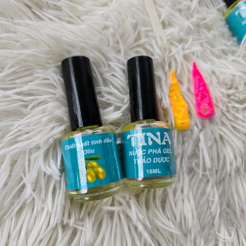 nước Phá gel thảo dược TINA chiếc xuất từ tinh dầu olive không nóng rát.Phá gel thảo dược 1