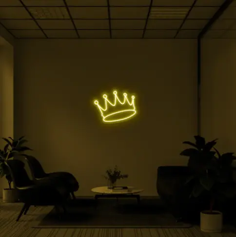 Đèn Led Neon hình Vương Niệm Decor Phòng Ngủ Nhận Thiết Kế Theo Yêu Cầu