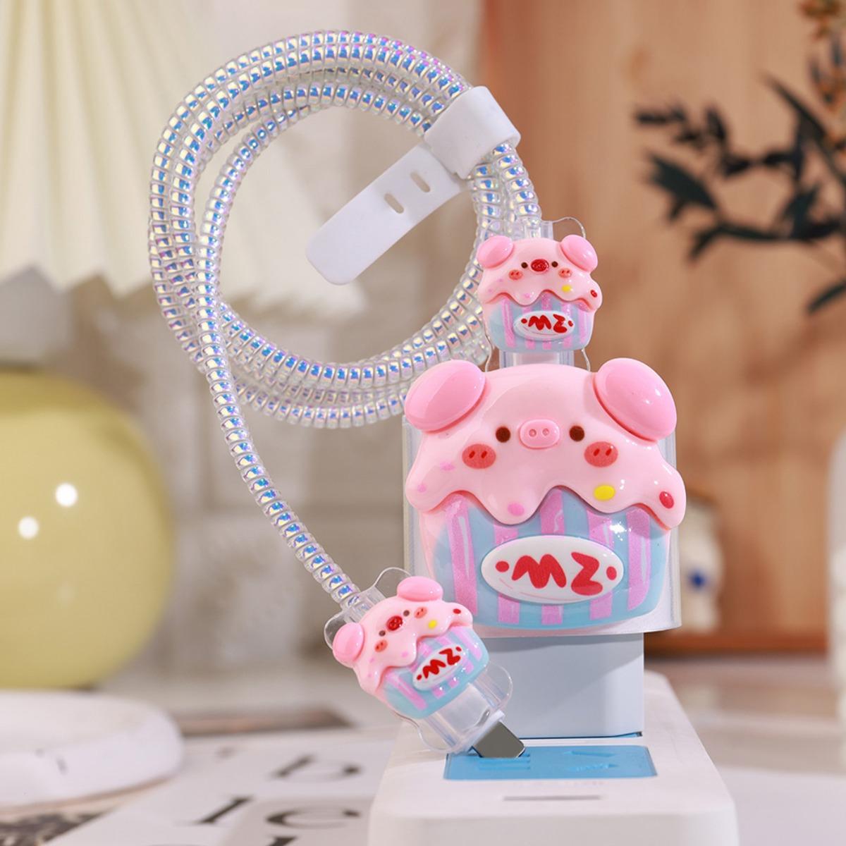 Untuk iPhone Type C Pelindung Kabel Carger Set 5in1 Pelindung Adaptor Pelindung Kepala Charger Case Carger Motif Bervariasi Untuk iPhone Type C Pelindung Kabel Carger Set 5in1 Pelindung Adaptor Pelindung Kepala Charger Case Carger Motif Bervariasi