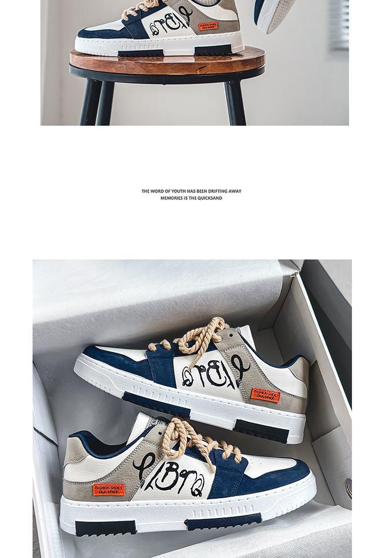 Product Introduction of Men's Shoes Autumn New Student Trend All Competition Sports Shoes Water Design Special Summer Korean Casual Sneakers 8