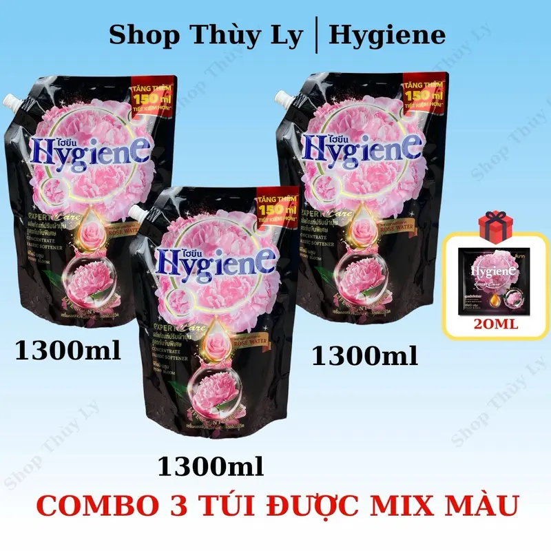 Combo 3 Túi Xả Vải Thái Lan Hygiene Mix màu 3