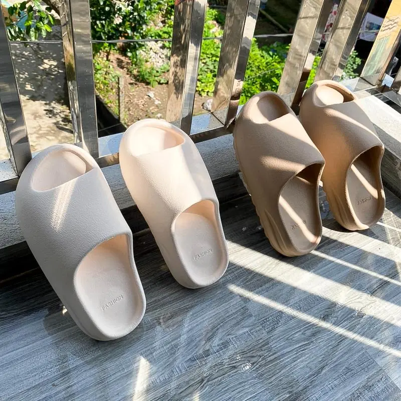 Dép nam nữ quai ngang đế cao 5cm Slide nhám phom chuẩn - dép bánh mì đế cao bản cao cấp Slipper DéP Đế Bằng Cao Su Jean Hoa 1