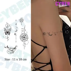 Cyber Tato Fruit Ink Stiker Tatto Temporary Tahan lama 15 hari Semi Permanent Tato palsu Tato Temporer 119