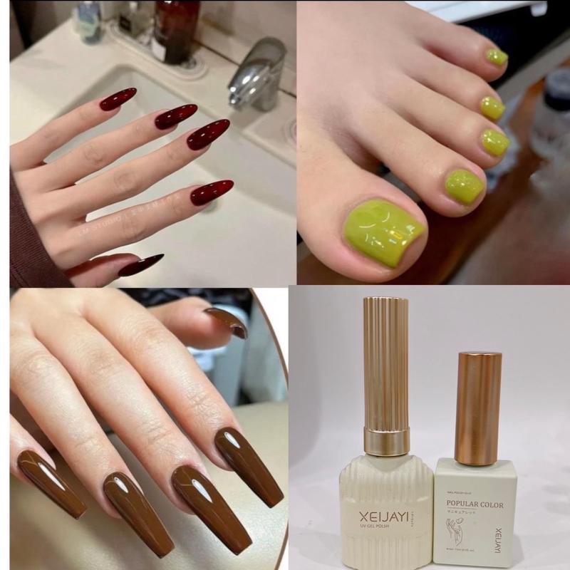 Sơn Lẻ Màu Sơn Các Màu Mới Hót Làm Nail chai 15ml Sơn thạch sơn gel CẦN MÁY HƠ