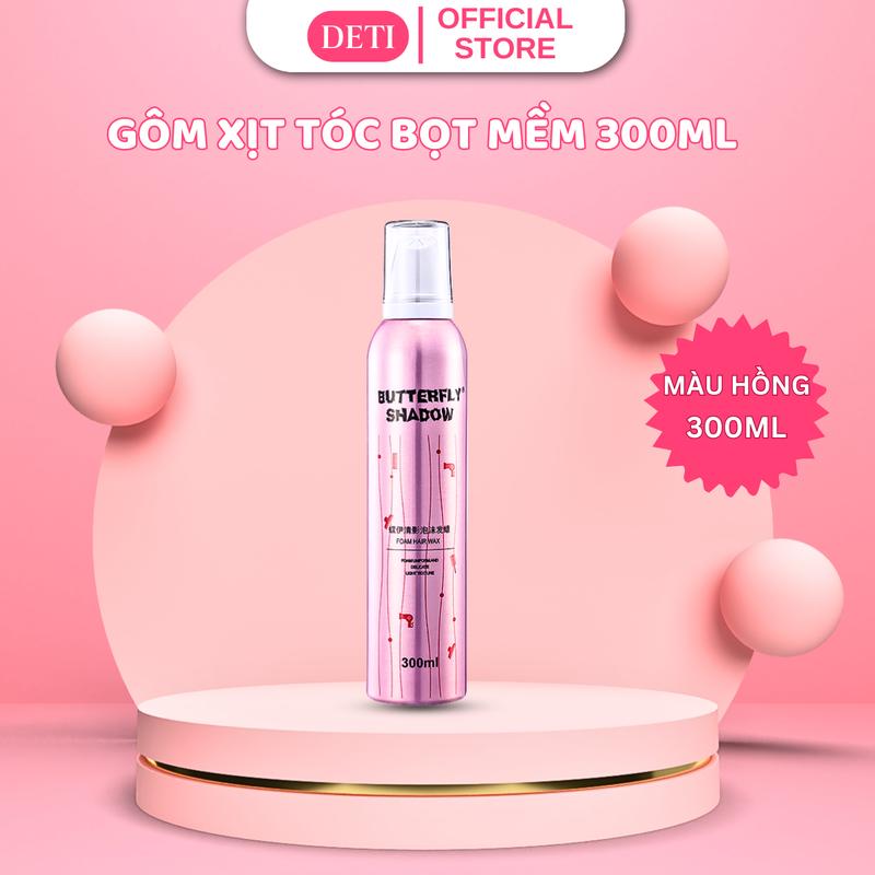 Gôm Xịt Tóc Keo Xịt Tóc Giữ Nếp Tóc Gôm Mềm Tạo Kiểu Uốn Xoăn Tự Nhiên Bồng Bềnh DETI SHOP