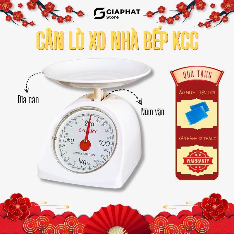 Cân Đồng Hồ Lò Xo Cơ Học CAMRY dành cho nhà bếp Modern KCC - Cân trọng tải tối đa 2KG - Không sử dụng pin
