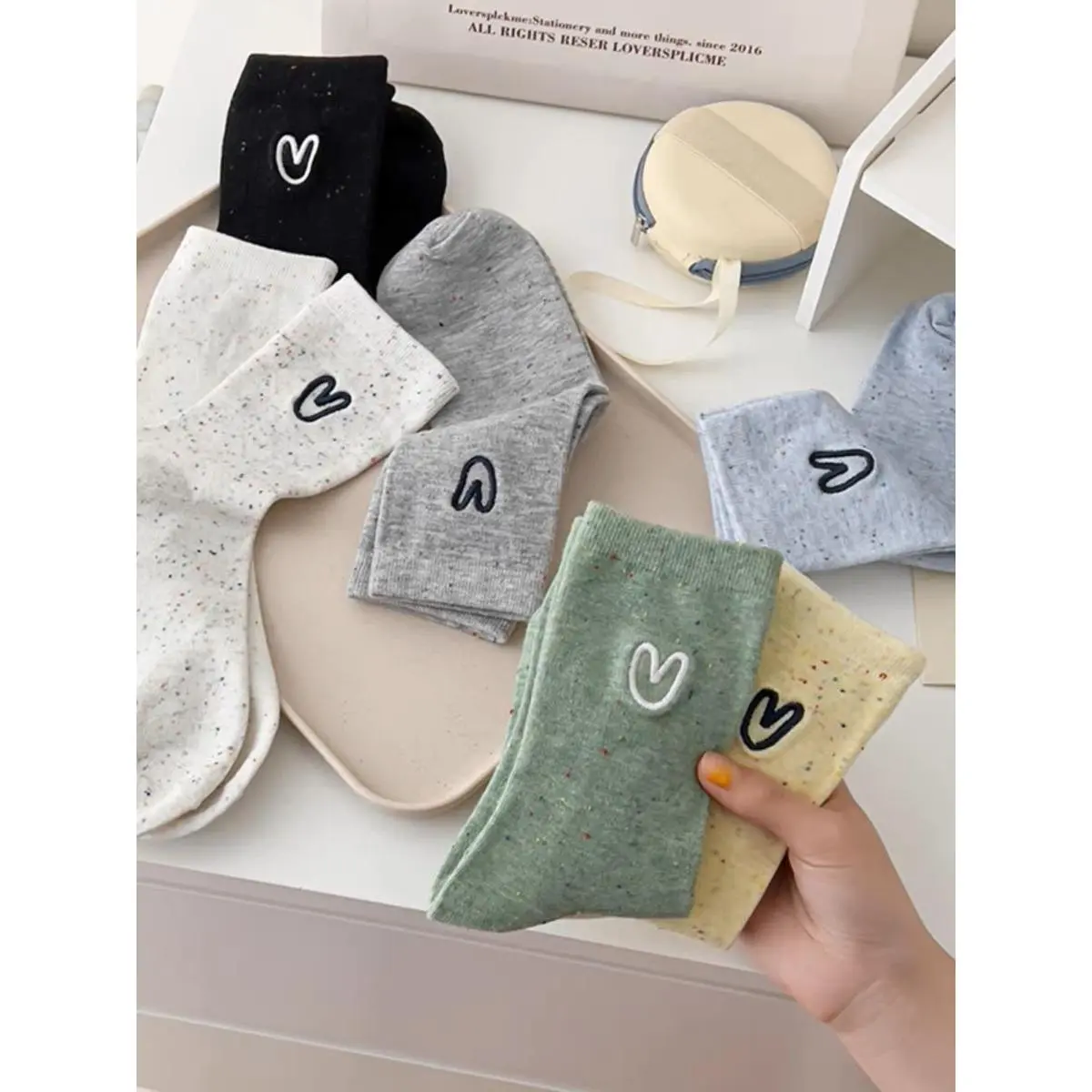 Tất Đơn Giản, Dễ Thương Và Thường Ngày Thích Hợp Cho Nữ, Tình Yêu Thiết Kế tất  ngôi vớ  chân tất  lưới tất  hoa tất  hello chiếc  tất vớ  hello Trắng vớ  chân tất  lót tất  lưới bi  tất