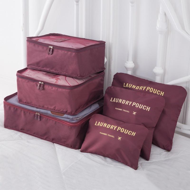 Product Introduction of 6Pcs/Set Travel Organizer Storage Bag Set Clothes Organizer Bags Pouch Suitcase Home Closet Bags for Storage 13