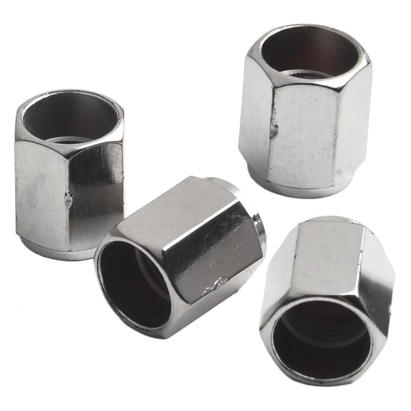Bộ Nắp Van Áp Suất Lốp, 4 Cái, Màu Bạc, Thay Thế OEM, Phù Hợp Thông Dụng, Vỏ Van Ô Tô, Dễ Lắp Đặt, Tương Thích Với Lexus CT200h, ES350, LX570, RX350, IS350 7