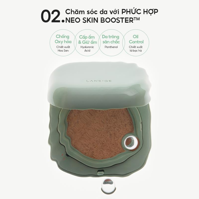 [LANEIGExSEUNG THẢO] [Phiên bản mới] Phấn nước trang điểm siêu nhẹ che khuyết điểm mịn lì LANEIGE NEO Cushion Matte 15gx2 Kèm lõi thay thế Cosmetic Mỹ Phẩm Women 3