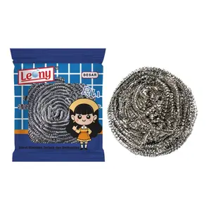 Gosok Panci Leony Besar / Sabut Cuci Stainless / Steelwool Anti Karat / Gosok Priuk / Stiwol Leony Besar