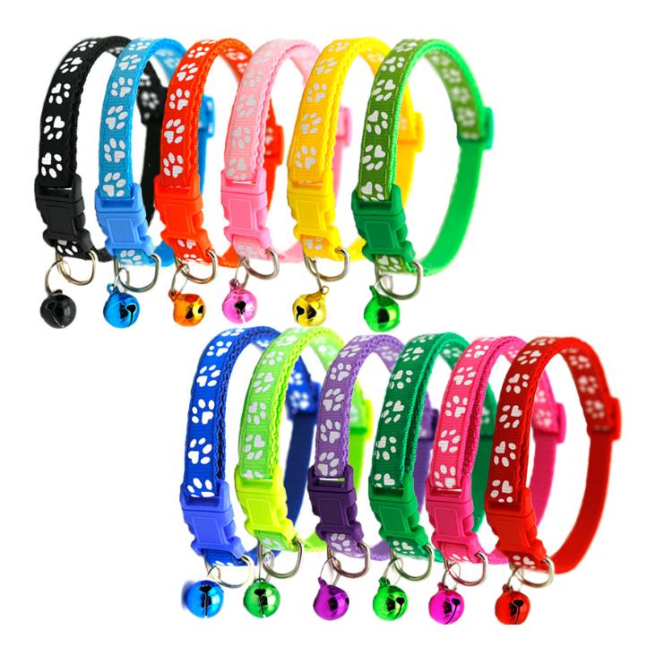  Vòng cổ chuông cho thú cưng tại Kute Pet - Chất liệu dù êm ái độ bền cực cao thiết kế nhiều màu sắc bảng  tên  cho  cún 