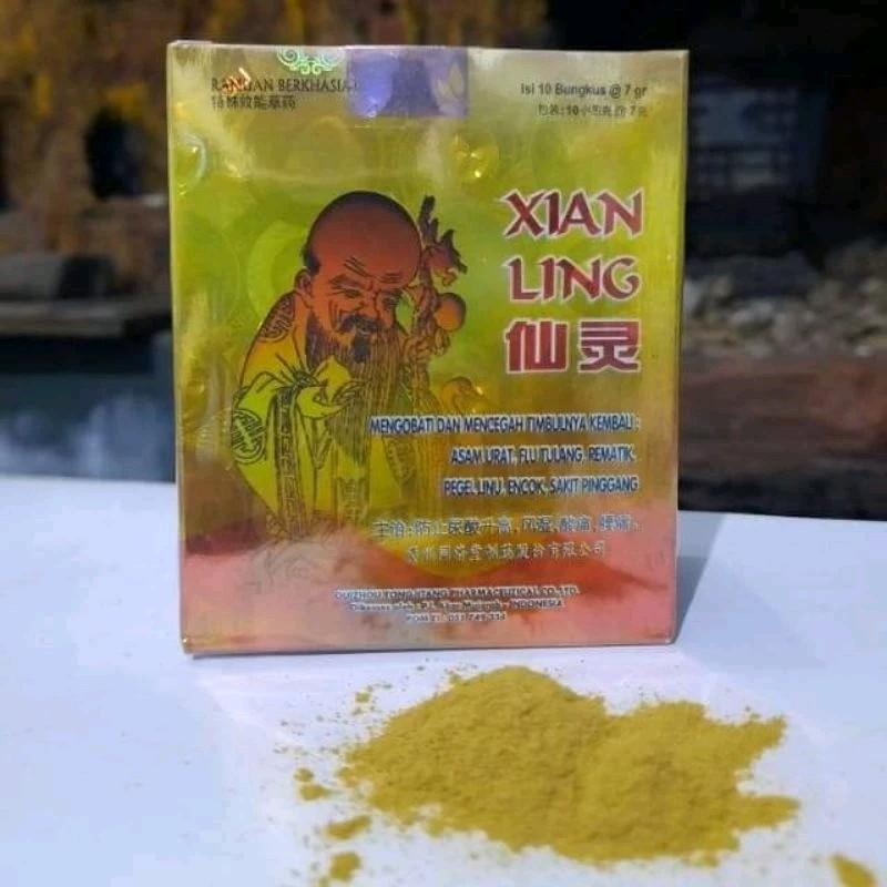 Xian Ling Powder Herbal Tea 1box/10sachet 100% Original - TikTok Shop ...