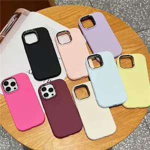 Untuk iPhone Casing Ponsel untuk iPhone 17/16/15/14/13/12/11/8/7/6 Pro/Promax/Plus/Air X/XS/XR Casing Lunak Ponsel TPU Tekstur matte CH[S]