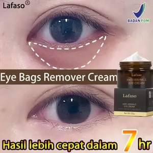 Lafaso Anti-Wrinkle Eye Cream 30g - Krim Mata Atasi Kerutan Garis Halus Kantung Mata BPOM NA18252000084 untuk Semua Jenis Kulit