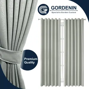 Gordenin Blackout polos Jendela ( 60cm 80cm 100cm 120cm 130cm ) Minimalis Import Smokering 6 Gelembung