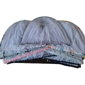 Kelambu babynest premium Oval dan Bulat varian motif dan polos Nyamuk Putih Bayi