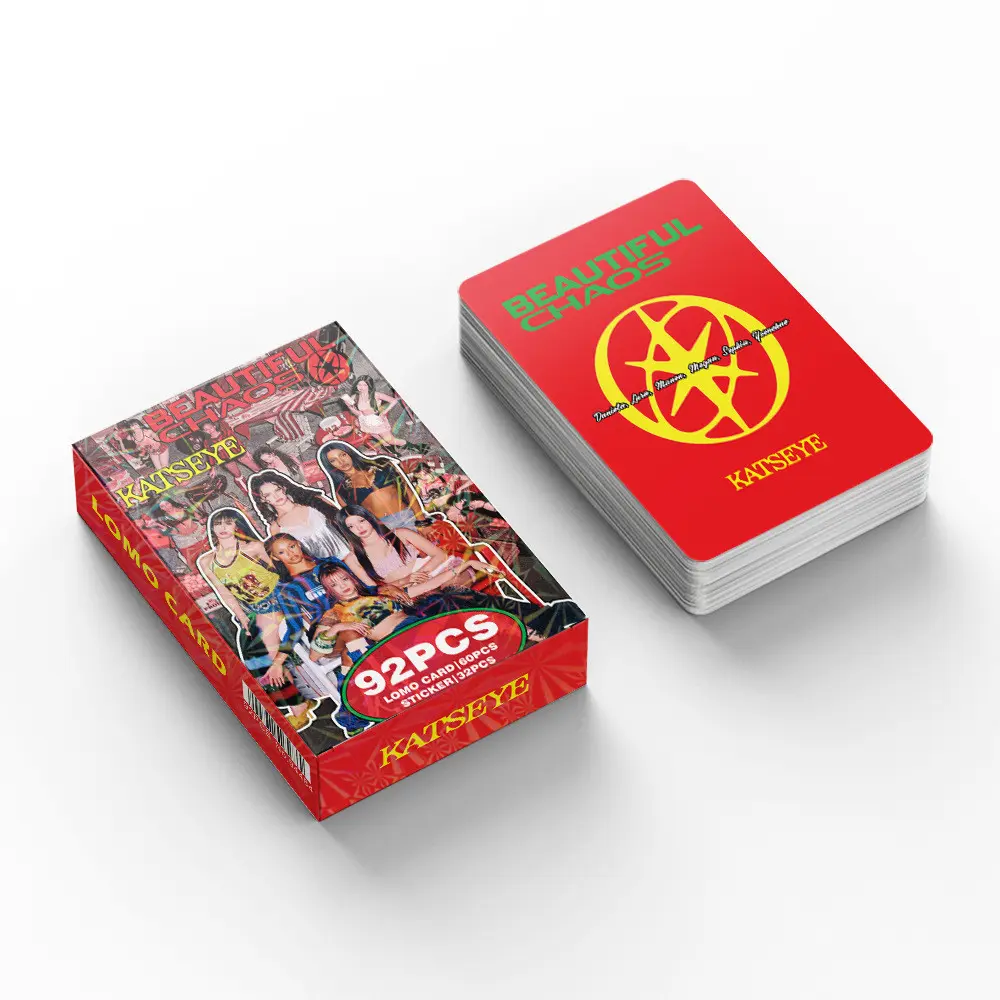 KATSEYE CARD Sticker BEAUTIFULCHAOS SOPHIA LARA Yoonchae MEGAN