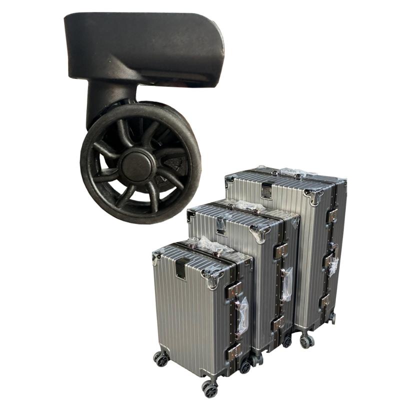 Cụm bánh xe vali khung nhôm dùng để thay thế khi cụm bánh bị gẫy hỏng hoặc bị rơi dễ dàng tự thay thế tại nhà