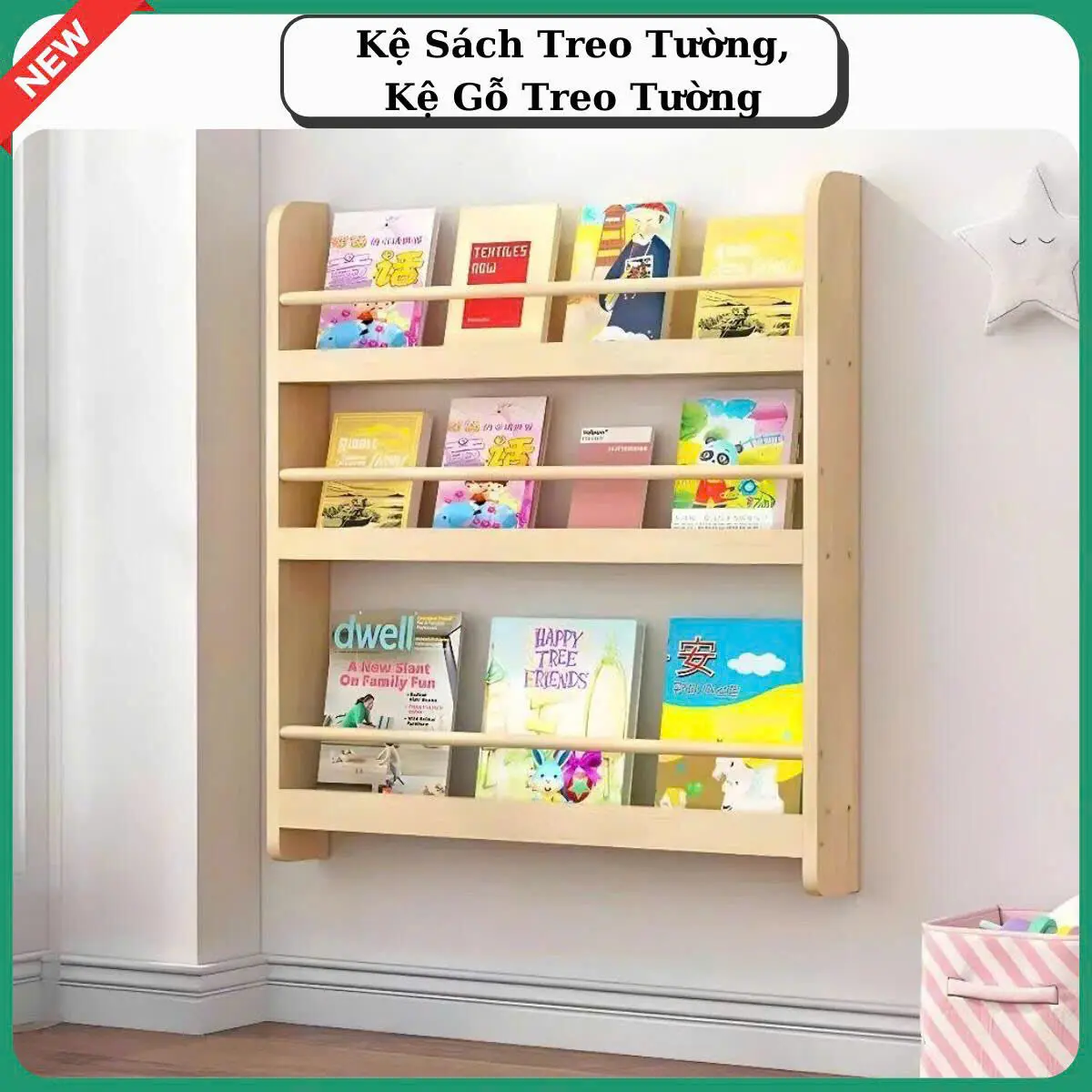 Kệ sách treo tường, kệ gỗ treo tường, giá sách treo tường không khoan dễ lắp đặt , kệ sách sau cửa, kệ siêu mỏng.