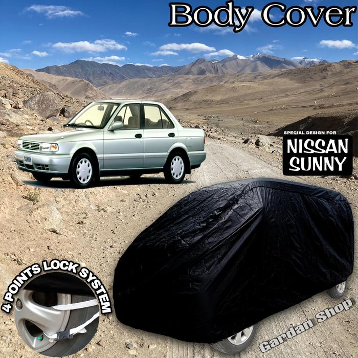 Gambar Sarung Mobil NISSAN SUNNY Hitam POLOS Body Cover Nissan Sunny Full Black dari gardanshop Kota Administrasi Jakarta Timur Tokopedia