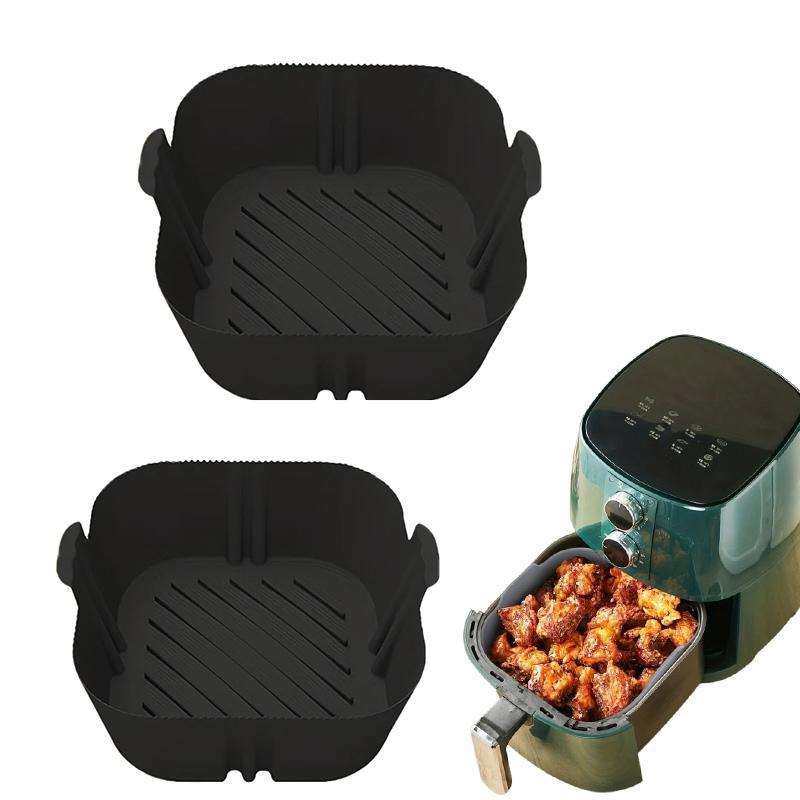 Silicone Air Fryer Liner, Reusable Air Fryer Mat, Oven Baking Tray, Kitchen Appliance Parts for Air Fryer 1