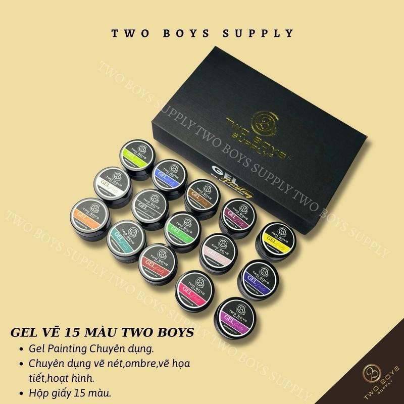Gel vẽ nail Gel vẽ móng tay gel đặt độ lền màu cao dễ sử dụng bộ 9 màu và 15 màu Sơn Gel Nữ