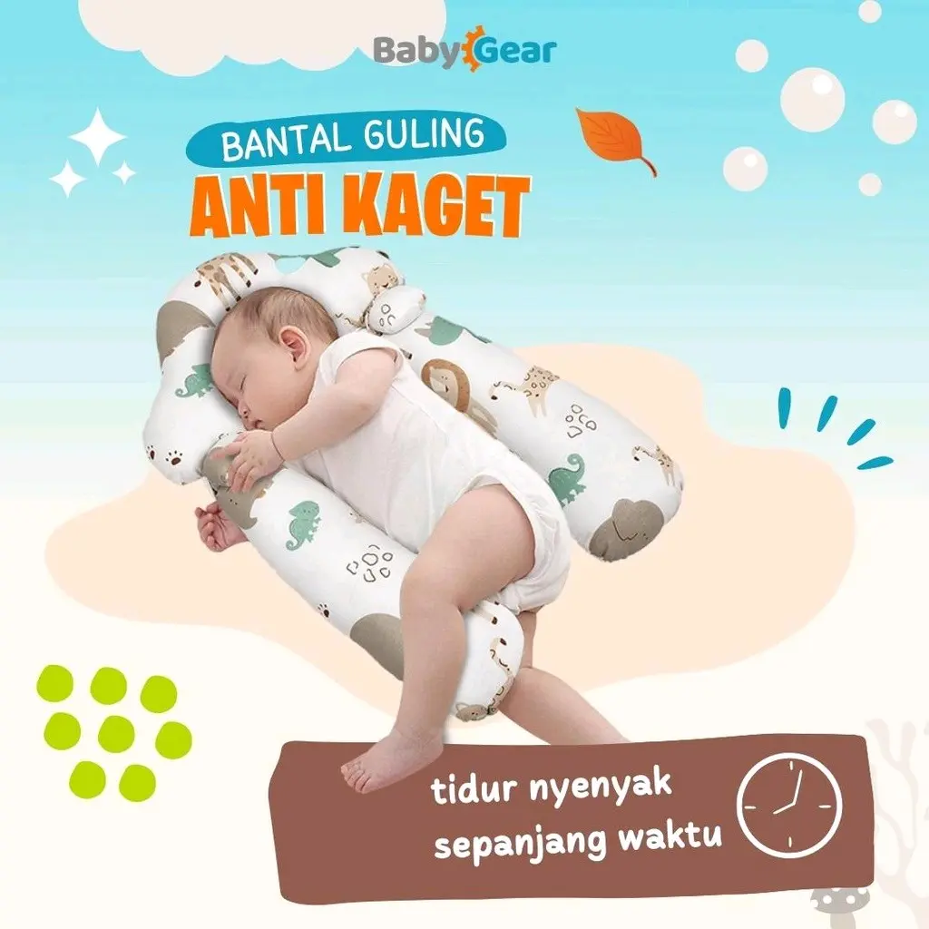Bantal guling bayi Anti Kaget/bantal peluk