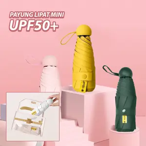 Yarra Payung Lipat Mini Kecil Lucu Anti Uv Portable Travel Tahan Panas Hujan Ub20