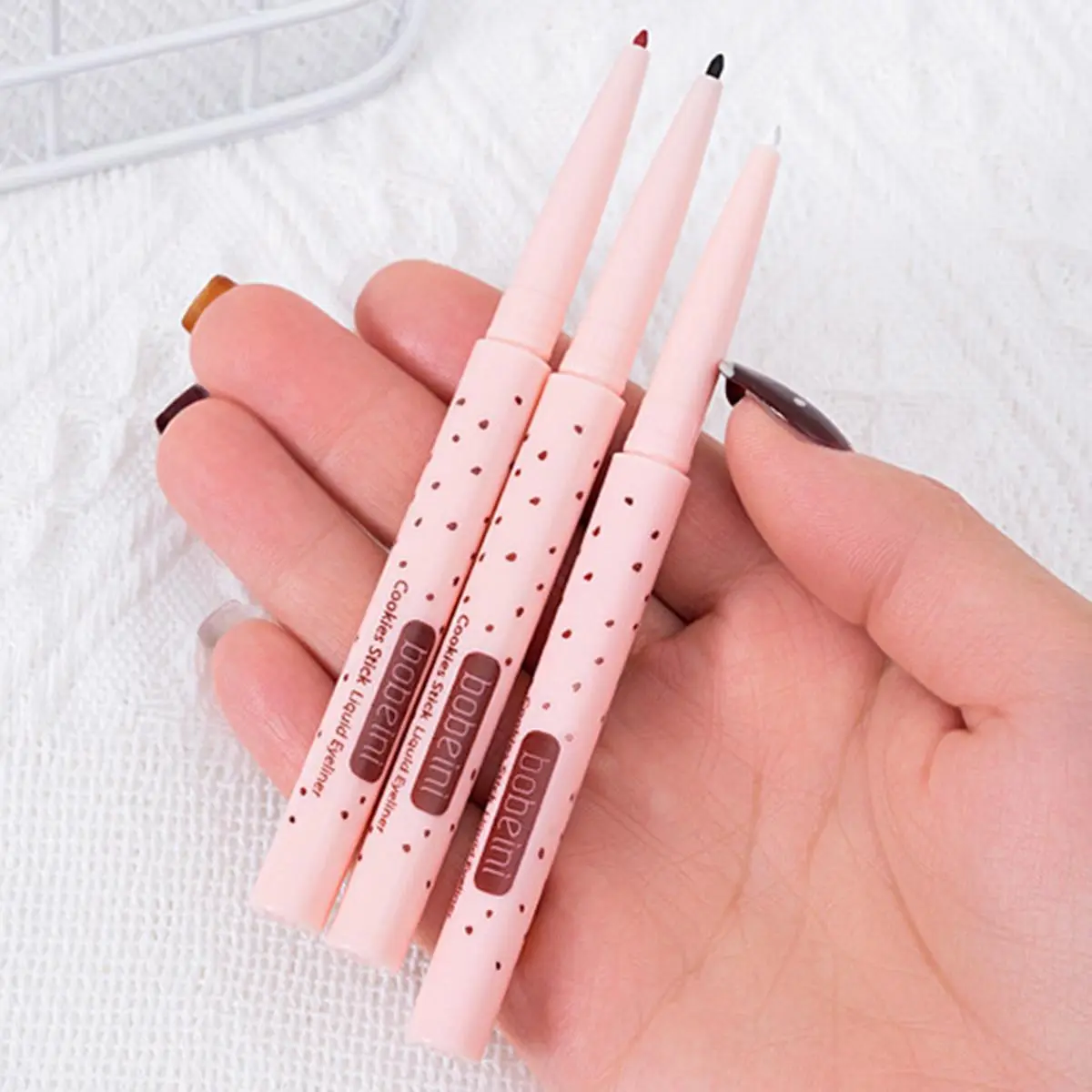 Waterproof Black Liquid Eyeliner Pencil Long-Lasting Quick-Dry No Blooming White Brown Red Black Eye Liner Pen Cosmetics Tools