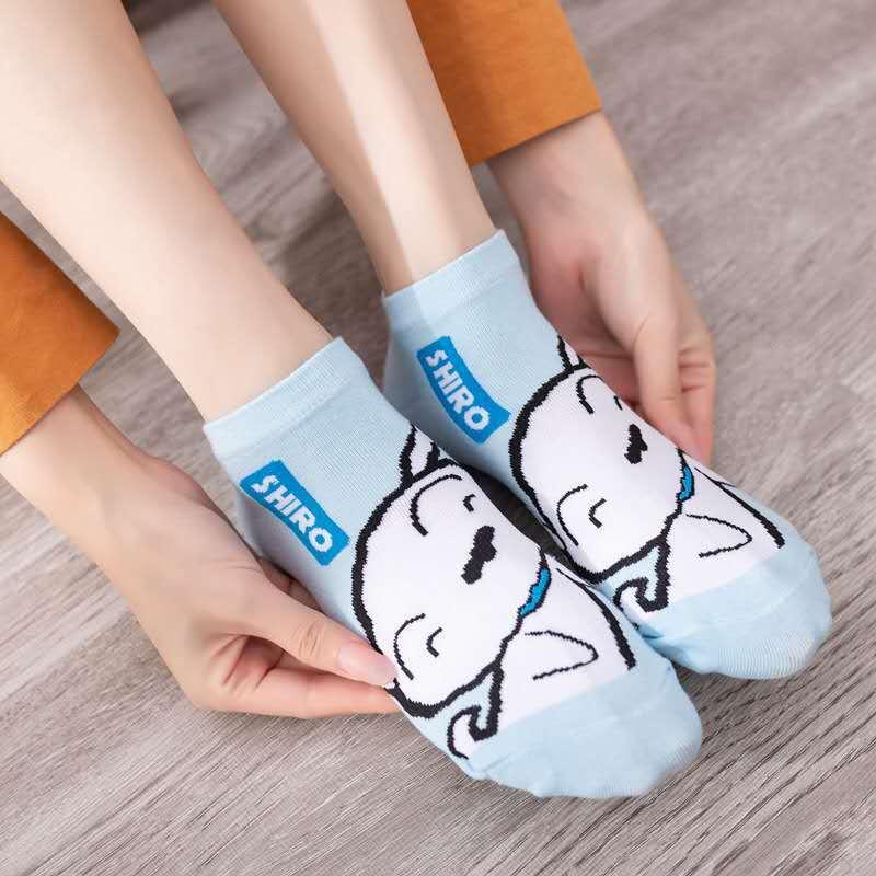 South Korea Flat Sock Children's Xiaoxin Cartoon Women's All Cotton Socks Japanese Cute Cartoon Socks New Trendy Socks Lady Comfort Lingerie 3