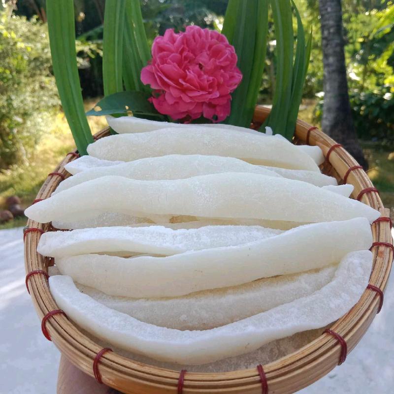 MỨT DỪA SÁP LOẠI 1 - SỢI DÀI - TÚI 500G -- ÍT NGỌT