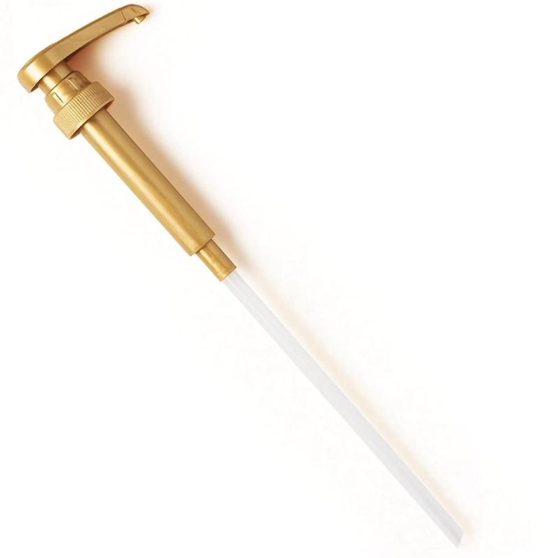 Syrup Pump Head, 1 Count Hand-pressed Design Syrup Dispenser Pump, Kitchen Durable Plastic Syrup Bottle Pump 0