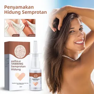 EELHOE Semprotan Hidung Tanning Kecantikan Tanning Tanpa Alat Tan Tan Kulit Gandum Perawatan Tubuh