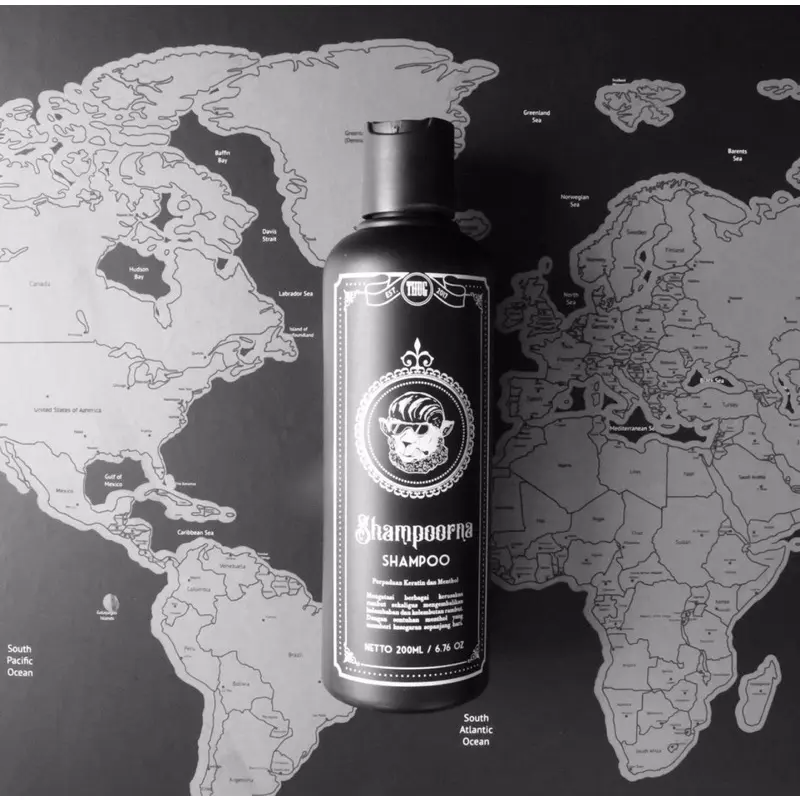 Shampoorna Shampoo  Pelurus Rambut