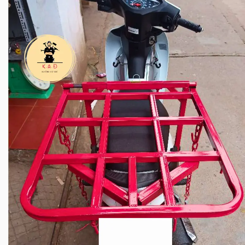 baga chở hàng 2 cánh đa năng, Giá chở hàng 2 cánh dành cho xe máy có lắp mở cốp xe và bình xăng, tuýp D21. chịu tải trọng cao, baga chở hàng cồng kềnh Phụ Kiện xe máy 8