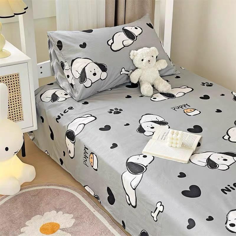 Ga trải giường kí túc xá cotton poly mềm mai,giường đơn ,giường tầng nhiều kích thước 80,1m,1m2 bacbedding