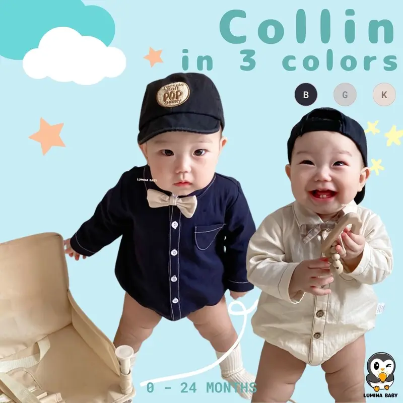 COLLIN JUMPER | JUMPER BAYI PREMIUM KOREA 0-2 TAHUN Newborn 4