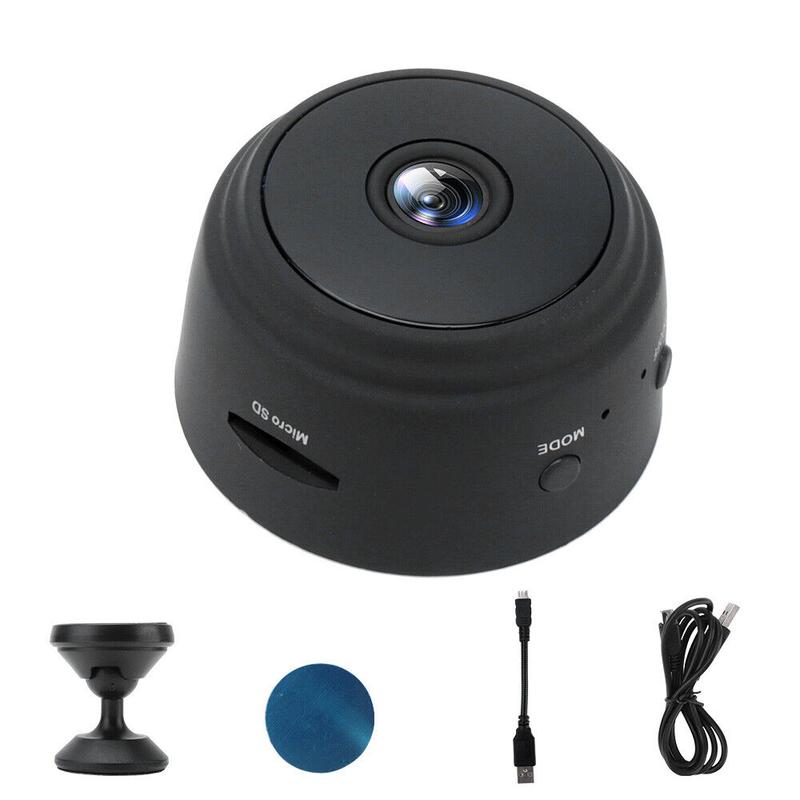 1080P HD WiFi Wireless Mini IP Camera Home Security Night Vision Cam CCTV DVR +32GB Adjustable Button 8